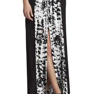 BCBG Jane Printed Maxi Skirt